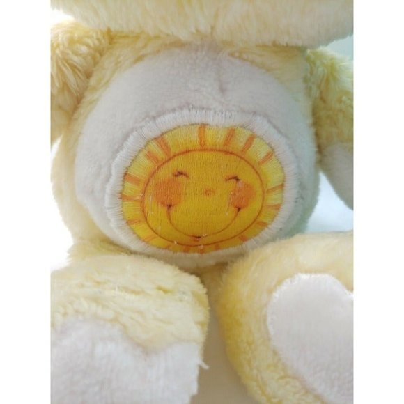 2012 Care Bear Funshine & Wish Bear 12” Stuffed Plush Toy Stuffed Animals Love - Picture 3 of 6